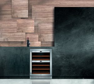 Einbauwand Kühlschrank WineChefPro40 Stahl